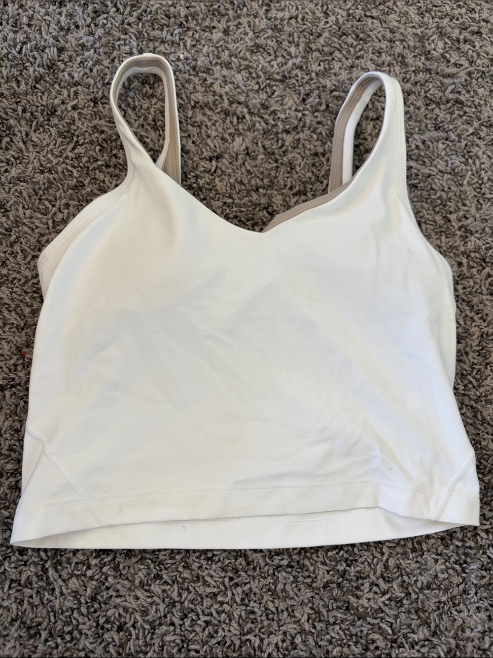 lululemon athletica White Tank Top
